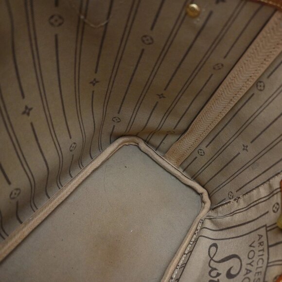 LOUIS VUITTON Neverfull PM Shoulder Tote Bag Monogram Leather BN M40155 18KB189 - Picture 11 of 16